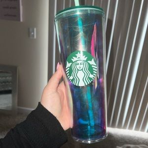 Starbucks iridescent siren tail tumbler 💚💙🩵💚